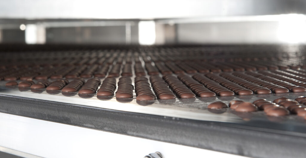 Chips_Herstellung Produktion von chacolate chips